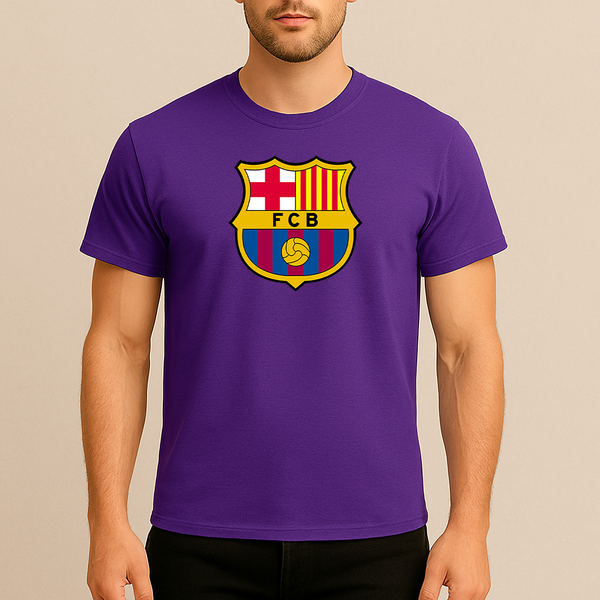Men's F.C. Barcelona Soccer Cotton T-Shirt