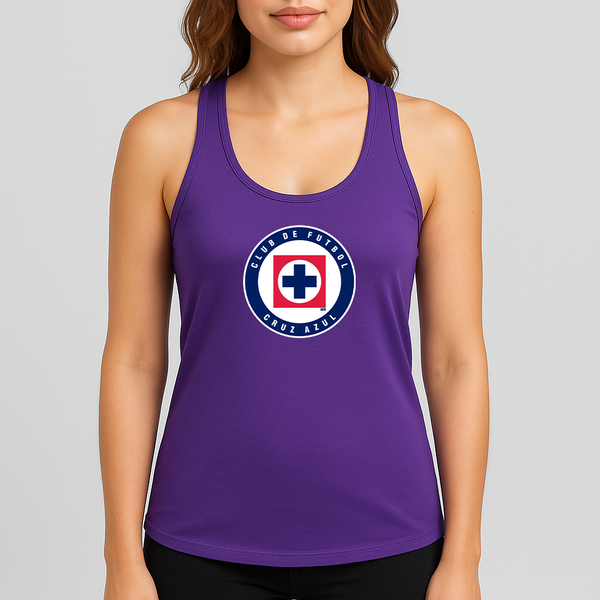Women's Cruz Azul Football Club Racerback Tank Top