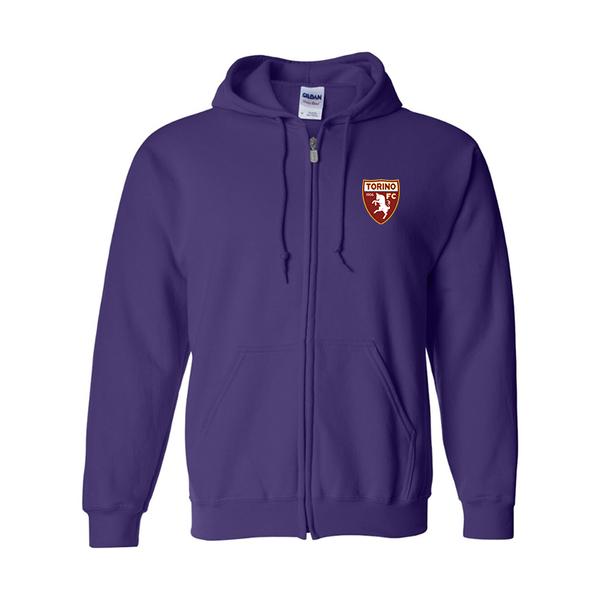 Men's Torino Soccer Gildan  Heavy Blend Full Zip Hooded Sweatshirt