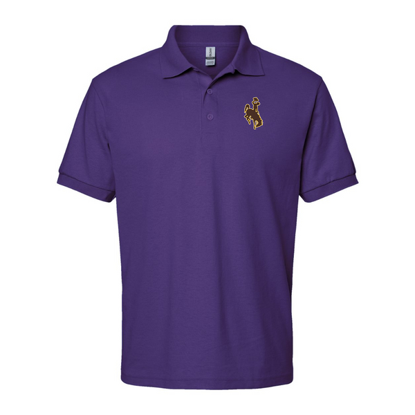 Men's  Wyoming Cowboys Gildan Dry Blend Jersey Polo
