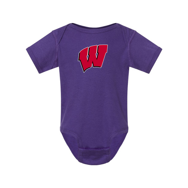 Wisconsin Badgers Rabbit Skins Infant Baby Rib Bodysuit