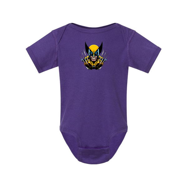 Wolverine 2025 Art   Rabbit Skins Infant Baby Rib Bodysuit