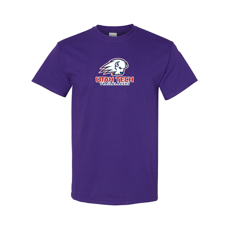 Men's Utah Tech Trailblazers  Gildan Heavy Cotton T-Shirt
