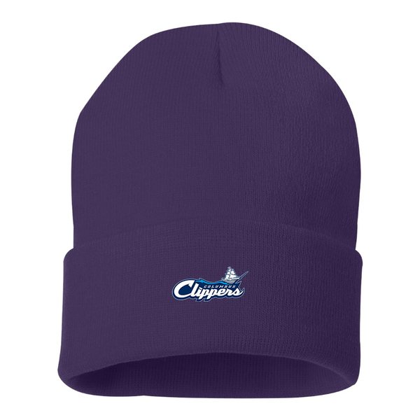 Columbus Clippers Logo Beanie Hat