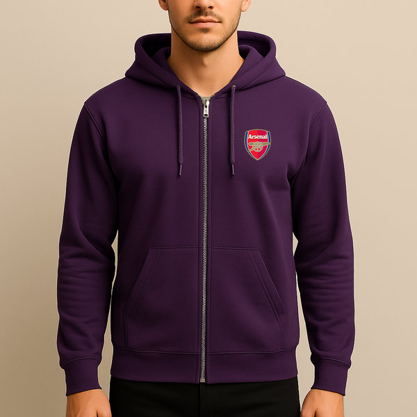 Men's Arsenal Soccer Zipper Hoodie