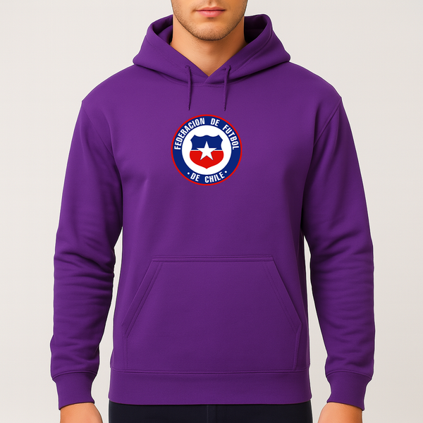 Men's Chile National Soccer Team  Pullover Hoodie
