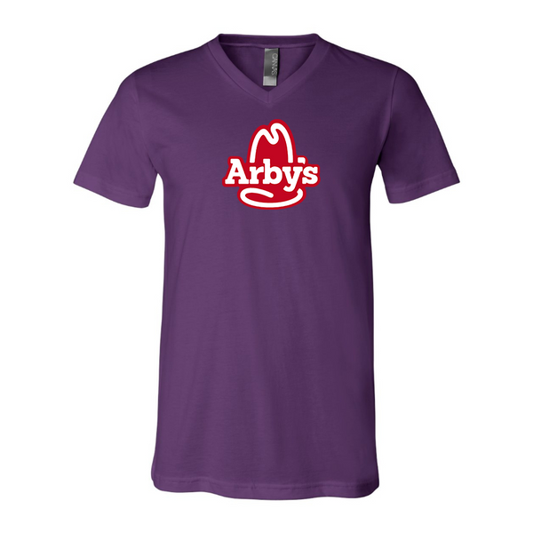 Men's Arbys BELLA + CANVAS - Jersey V-Neck T-Shirt