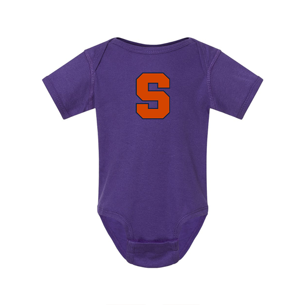 Syracuse Orange  Rabbit Skins Infant Baby Rib Bodysuit