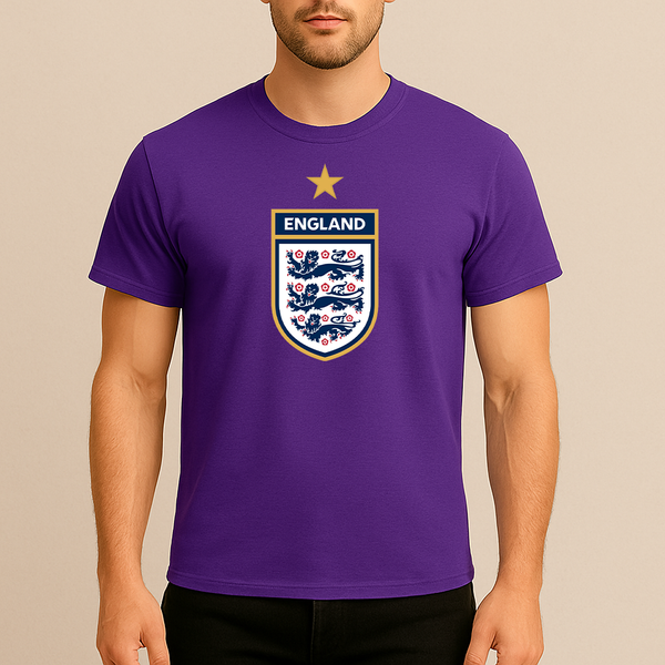 Men's England National Soccer Team Cotton T-Shirt