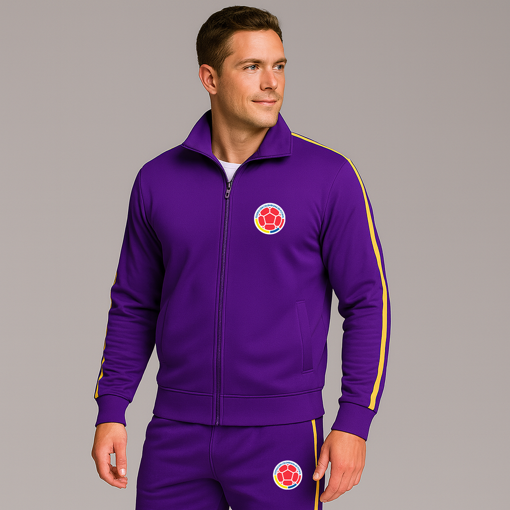 Men's Colombia National Soccer Team Dri-Fit TrackSuit