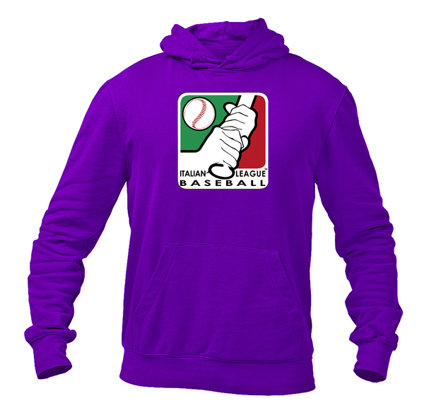 Men's Italian Baseball League Logo Pullover Hoodie