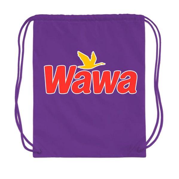 Wawa Gas Station Drawstring Bag