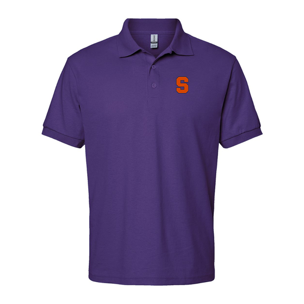 Men's Syracuse Orange Gildan Dry Blend Jersey Polo