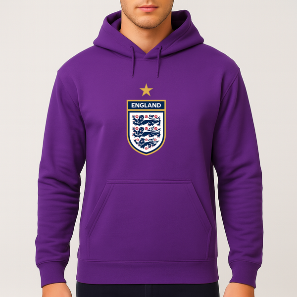 Men's England National Soccer Team Pullover Hoodie