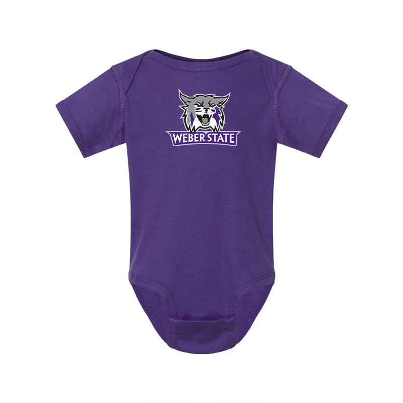 Weber State Wildcats Baby Romper Onesie