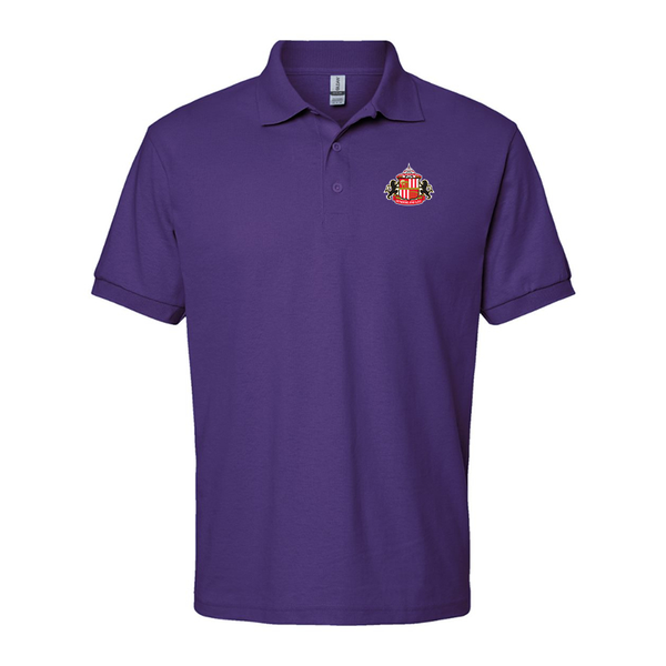 Men's Sunderland AFC Soccer  Gildan Dry Blend Jersey Polo