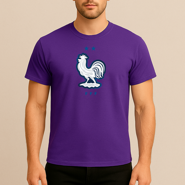 Men's France National Soccer Team Cotton T-Shirt