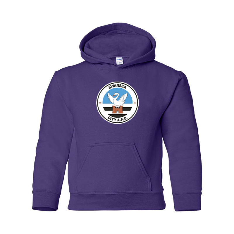 Youth Swansea City Soccer Pullover Hoodie