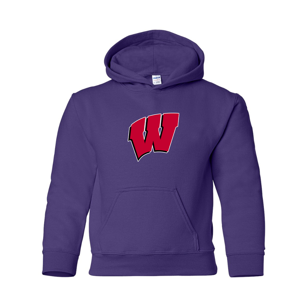 Youth Wisconsin Badgers Pullover Hoodie