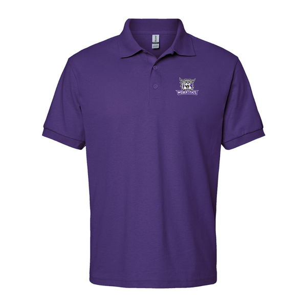 Men's Weber State Wildcats Gildan Dry Blend Jersey Polo