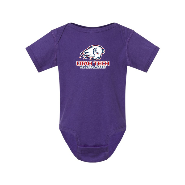 Utah Tech Trailblazers Rabbit Skins Infant Baby Rib Bodysuit