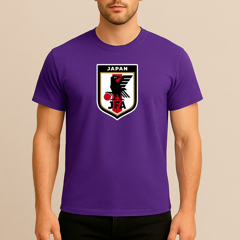 Men's Japan National Soccer Team Cotton T-Shirt