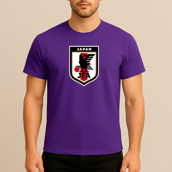 Men's Japan National Soccer Team Cotton T-Shirt