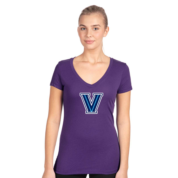 Women's Villanova Wildcats Next Level V-Neck T-Shirt