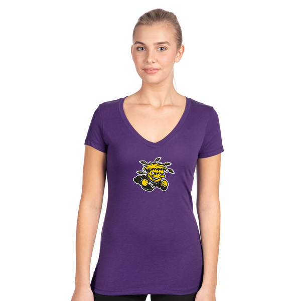Women's Wichita State Shockers   Next Level V-Neck T-Shirt