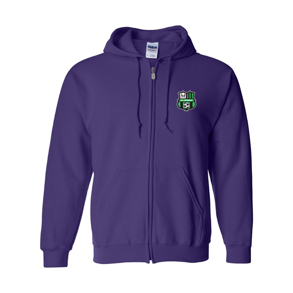 Men's U.S. Sassuolo Soccer  Gildan  Heavy Blend Full Zip Hooded Sweatshirt