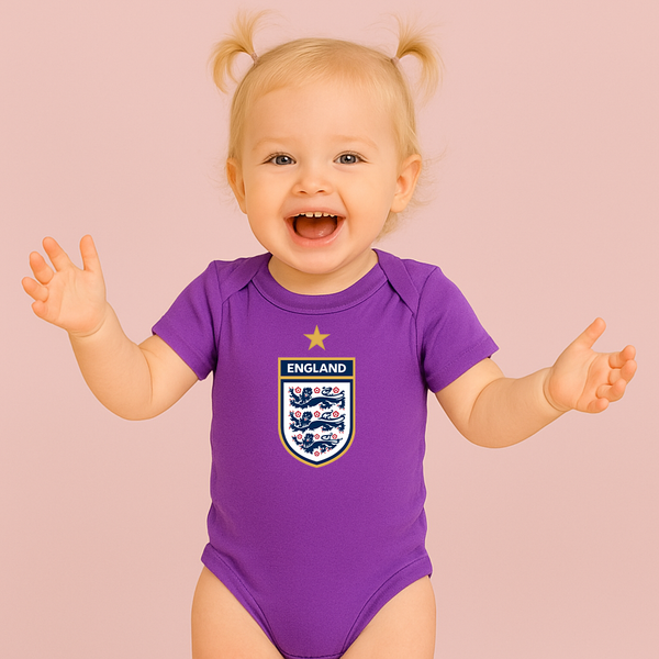 England National Soccer Team Baby Romper Onesie