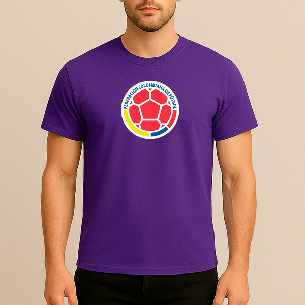 Men's Colombia National Soccer Team Cotton T-Shirt
