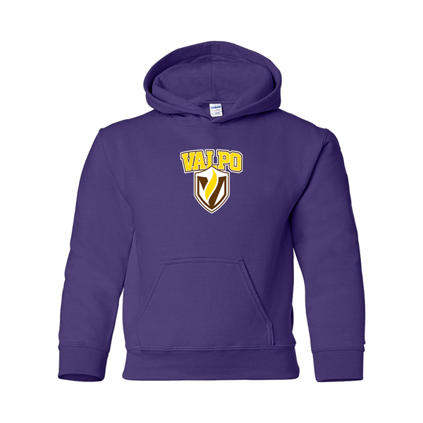 Youth   Valparaiso Crusaders Gildan Heavy Blend  Hooded Sweatshirt