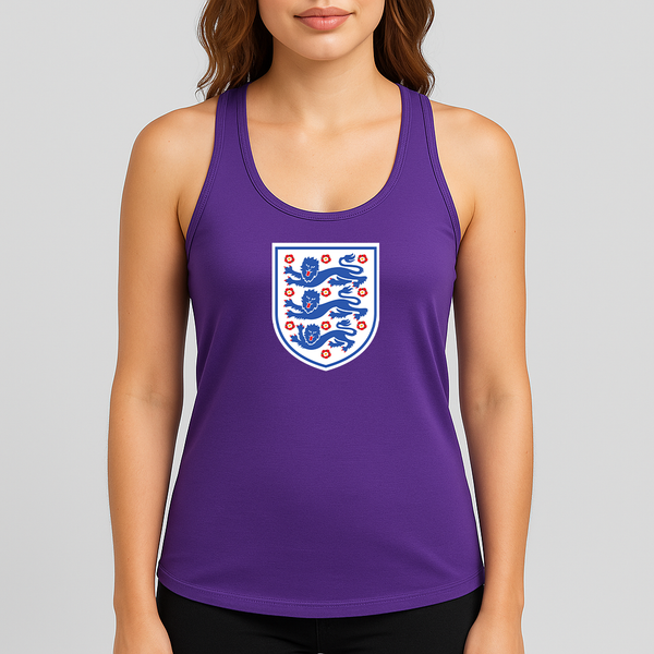 Women's England National Football Team Racerback Tank Top