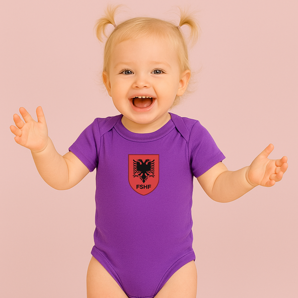 Albania National Soccer Team Baby Romper Onesie