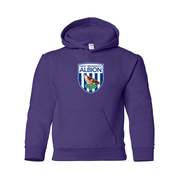 Youth  West Bromwich Albion Soccer Gildan Heavy Blend  Hooded Sweatshirt