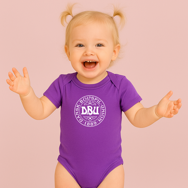 Baby Denmark Soccer Romper Onesie
