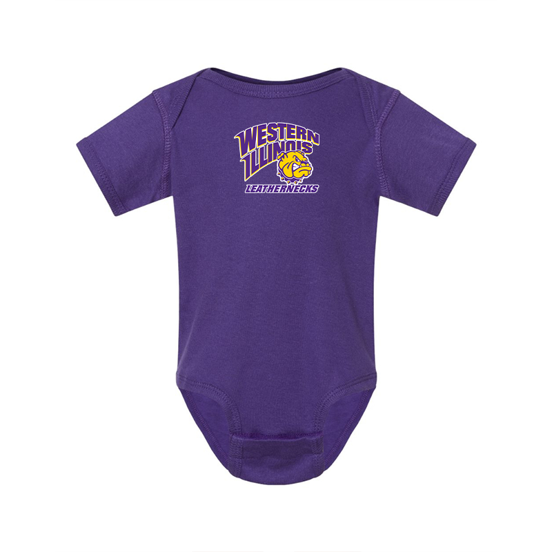 Western Illinois Leathernecks  Baby Romper Onesie