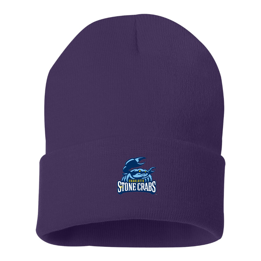 Charlotte Stone Crabs Logo Beanie Hat