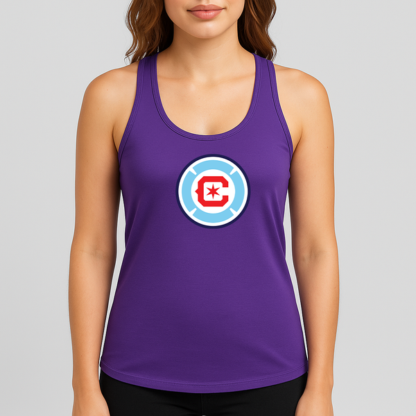 Women's Chicago Fire Soccer Racerback Tank Top