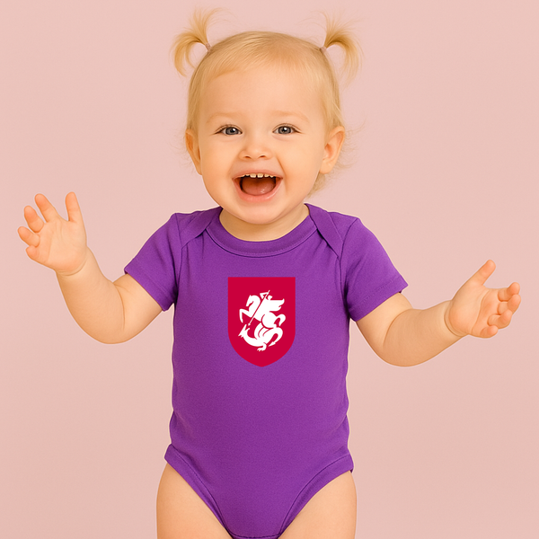 Georgia National Soccer Team Baby Romper Onesie