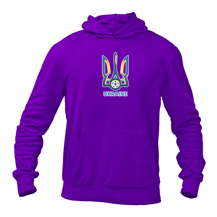 Men's Ukraine National Football Soccer Team Pullover Hoodie