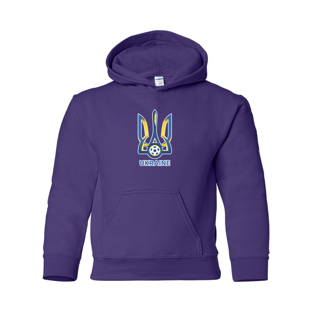 Youth Ukraine National Football Soccer Team Pullover Hoodie