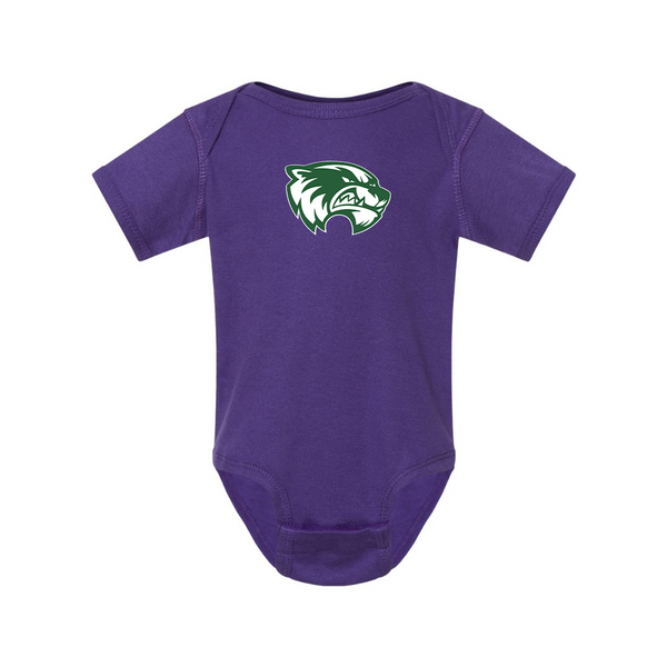 Utah Valley Wolverines  Rabbit Skins Infant Baby Rib Bodysuit