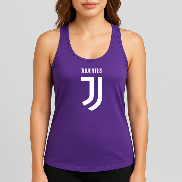 Women's Juventus Soccer Racerback Tank Top