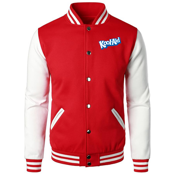 Men's kool-Aid Varsity Baseball Jacket Cotton Blend Letterman Jackets