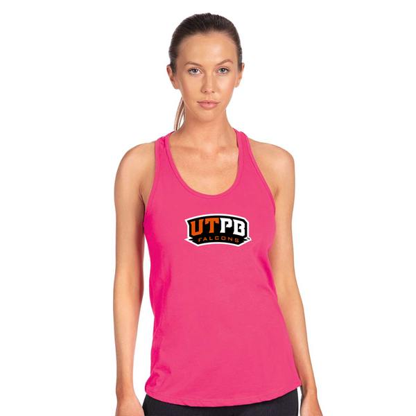 Women's  UTPB Falcons Next Level Ideal Racerback Tank