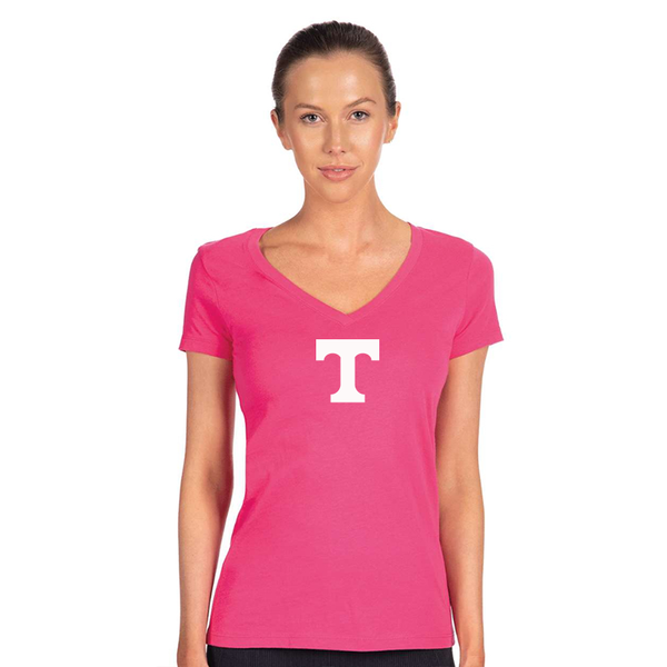 Women's Tennessee Volunteers  Next Level V-Neck T-Shirt