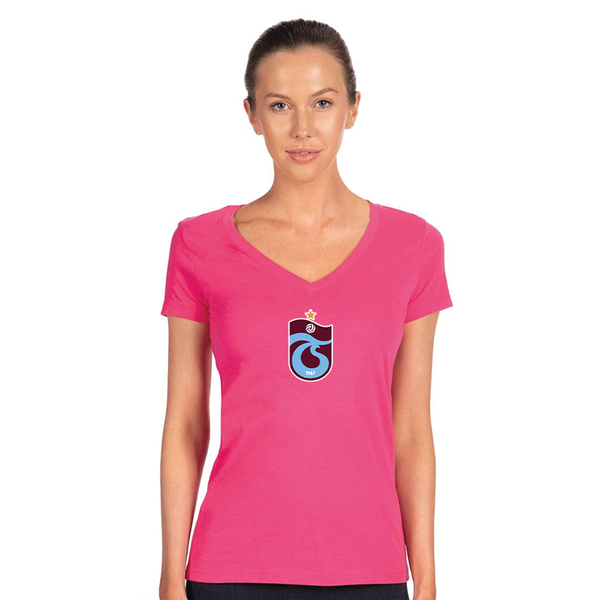 Women's Trabzonspor Soccer  Next Level V-Neck T-Shirt