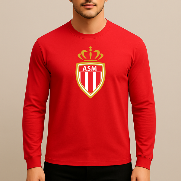 Men's AS Monaco FC Long Sleeve T-Shirt
